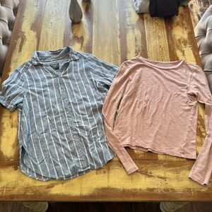 Abercrombie & Fitch  and American Eagle Women’s XS Shirts Lot of 4